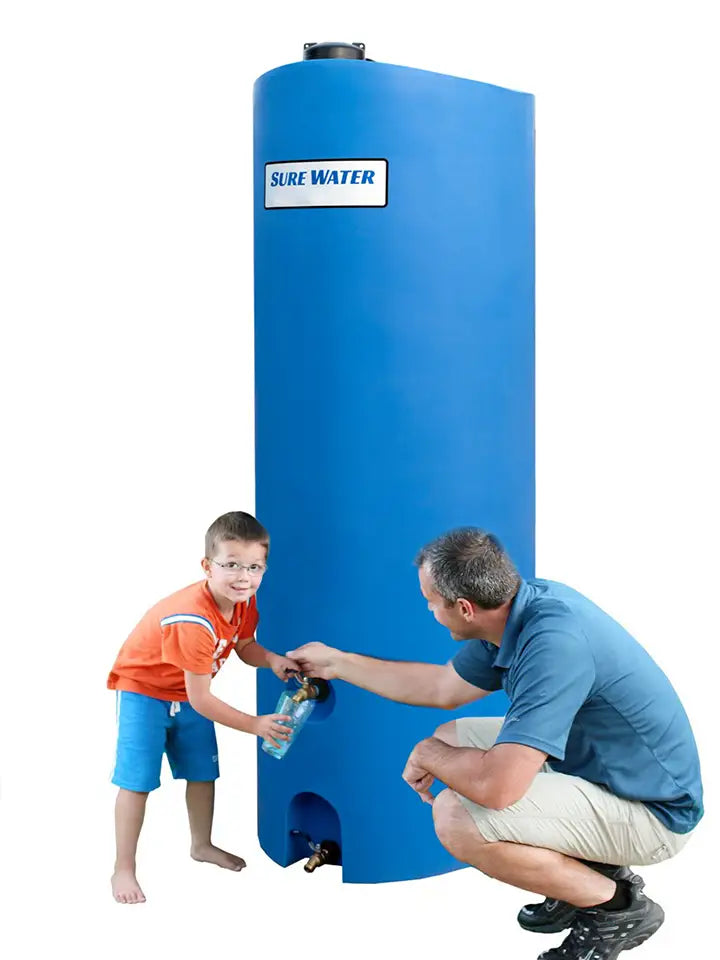 Blue 160 Gallon Water Storage Tank – WaterPrepared